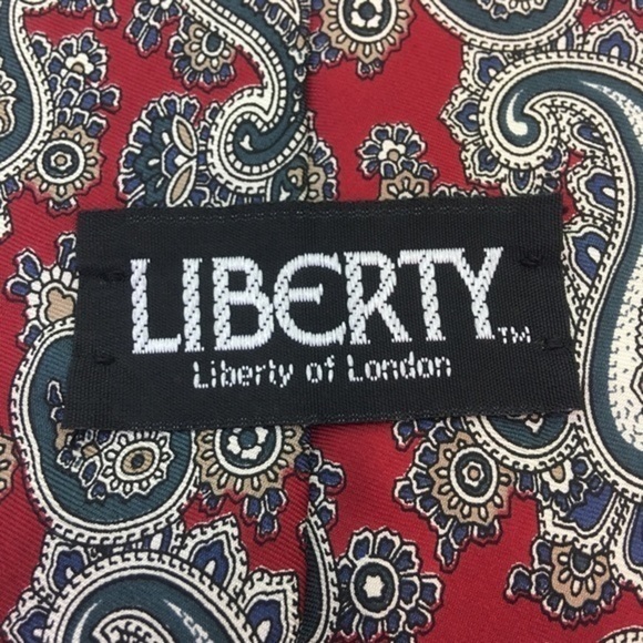 Liberty of London Paisley Silk Tie - Picture 2 of 5